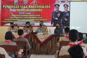 Polres Bojonegoro Gelar Pelatihan Jurnalis Kepada Saka Bhayangkara