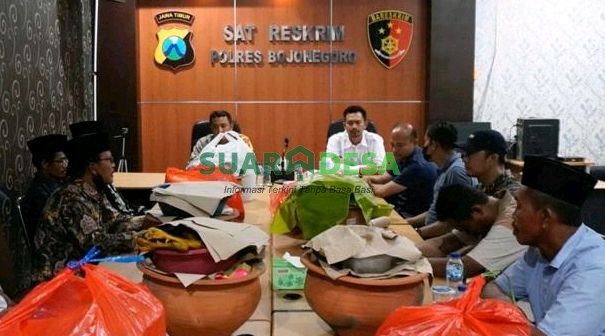 Polres Bojonegoro Berhasil Memfasilitasi Sengketa Tanah, Warga Bungur Gelar Tasyakuran