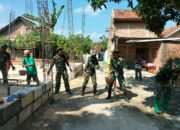 Semangat Gotong-Royong Babinsa dan Warga Bangun Masjid