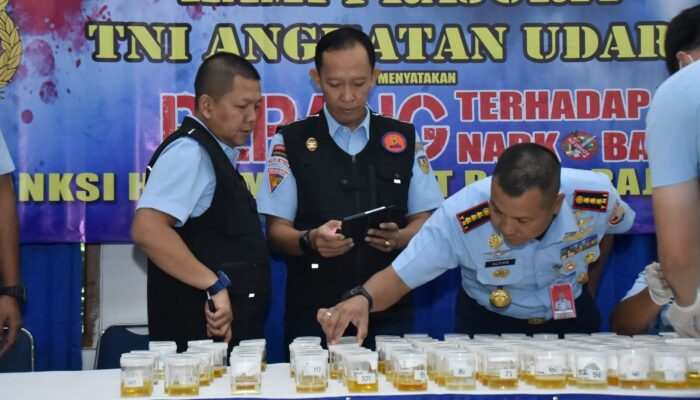 Satgas P4GN TNI AU Sosialisasi Anti Narkoba di Lanud Husein Sastranegara Bandung