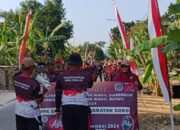 PPK Soko Sosialisasikan Pemilu Lewat Lomba Gerak Jalan