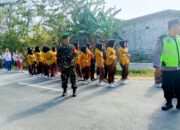 Babinsa Jamberejo Koramil Kedungadem Kawal Kegiatan Jalan Sehat di Bojonegoro