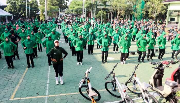 Soliditas Terjaga, Keluarga Besar Kodim 0813 Bojonegoro Meriahkan HUT ke-79 TNI