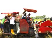 Tasyakuran Panen Raya di Sumberejo, Bupati Bojonegoro Tekankan Pentingnya Pengelolaan Lahan dan Air